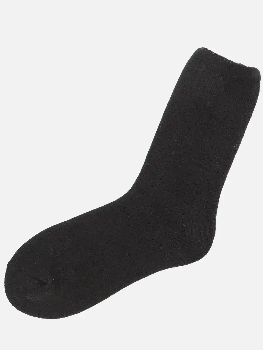 Bild 2 von Herren Thermosocken geringelt oder unifarben Schwarz