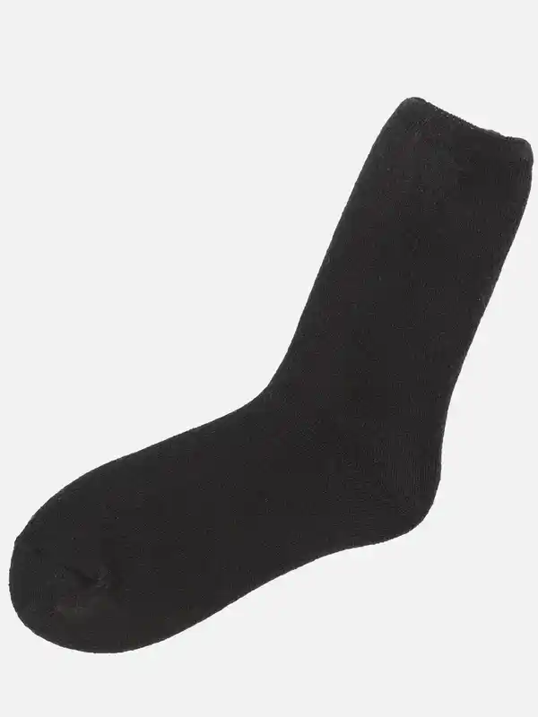 Bild 2 von Herren Thermosocken geringelt oder unifarben Schwarz