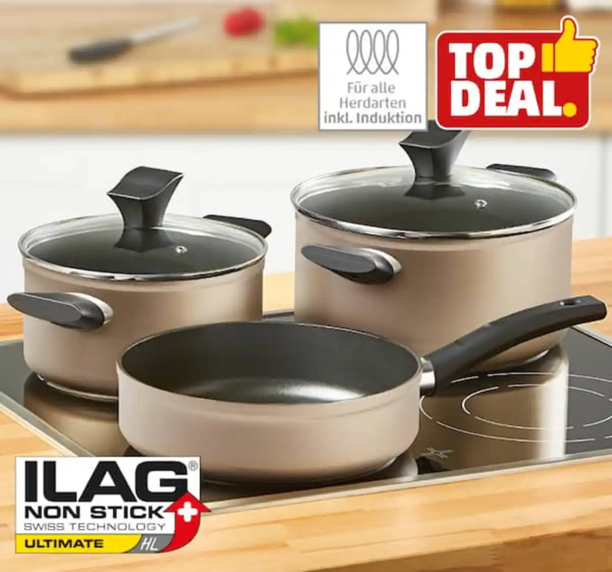 Bild 1 von HOME IDEAS Cooking Hochrandkochgeschirr*