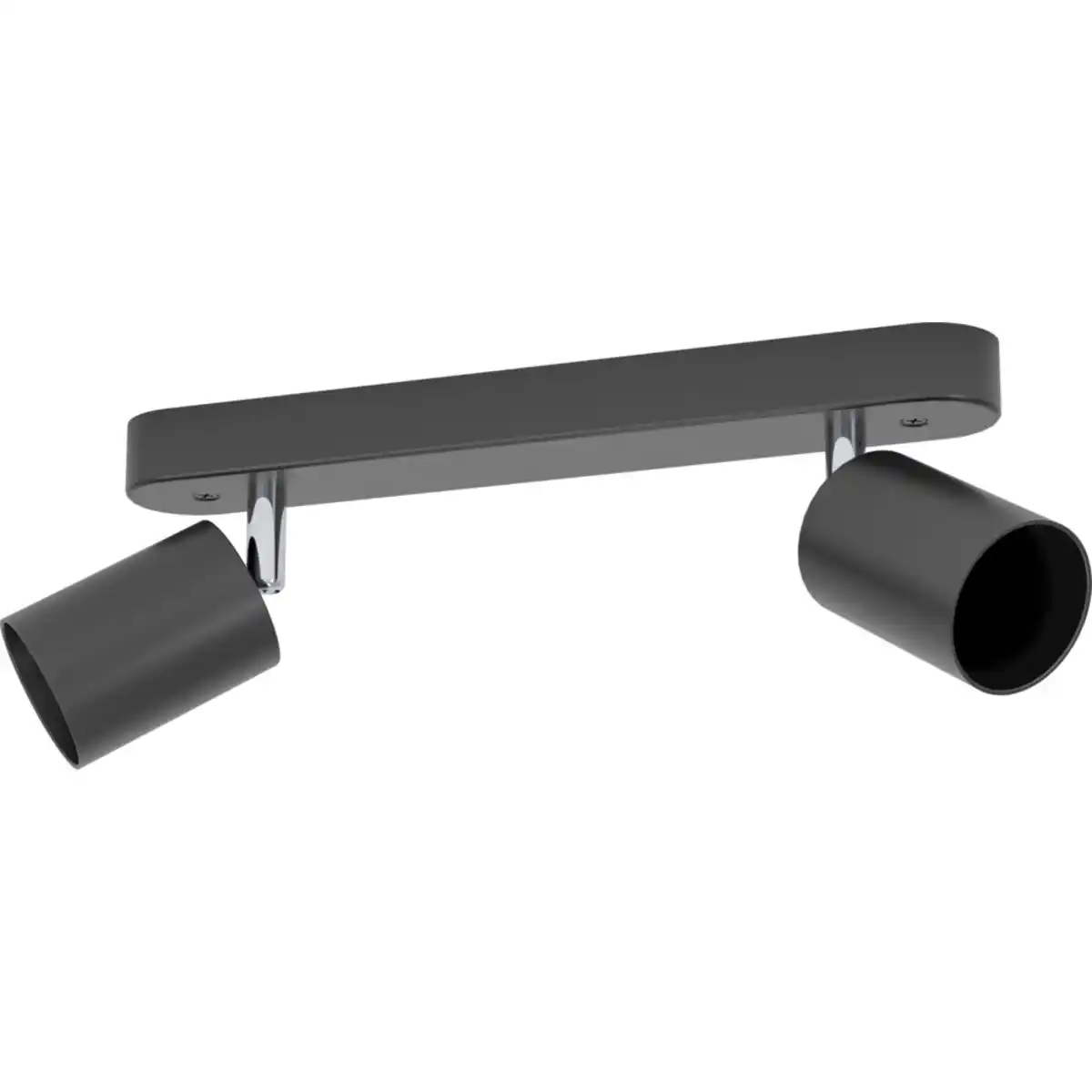 Bild 1 von Wohnraumleuchte 2-flammig schwarz