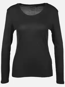 Damen Langarmshirt Schwarz