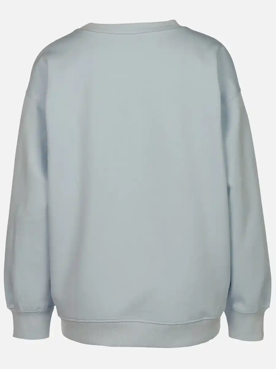 Bild 2 von Damen Sweatshirt mit Stickerei Blau