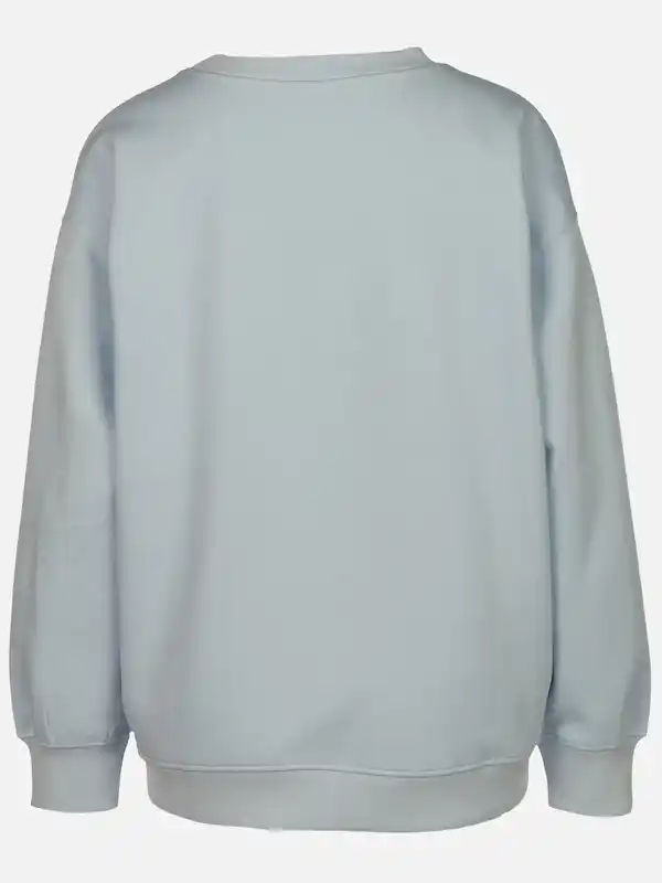 Bild 2 von Damen Sweatshirt mit Stickerei Blau