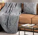 Bild 1 von HOME IDEAS Jacquard-Sherpa-Kuscheldecke und -Deko-Kissen*