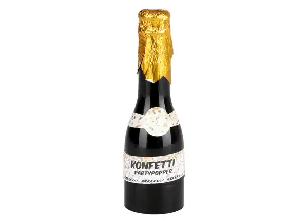 Bild 1 von Konfettikanone Sektflasche ca. ø 5 x H 16 cm