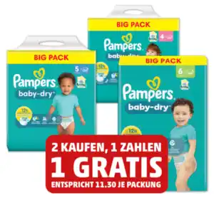 PAMPERS Windeln Big Pack