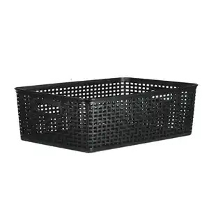 Aufbewahrungskorb - Schwarz, Schwarz, One size