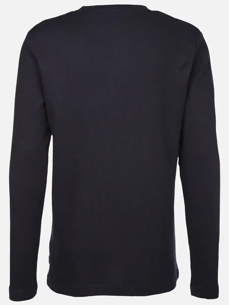 Bild 2 von Herren Henleyshirt in Waffeloptik Blau