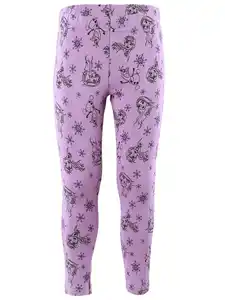 Mädchen Leggings mit Frozen Motiv Lila