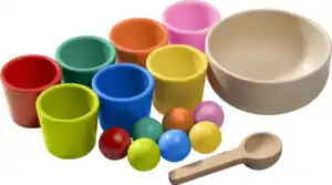 IDEENWELT Montessori Becherspiel