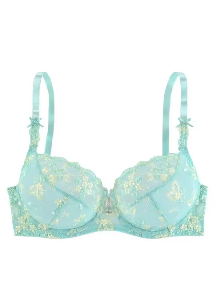 Bild 1 von LASCANA Bügel-BH mit transparenter Stickerei-Spitze, Dessous