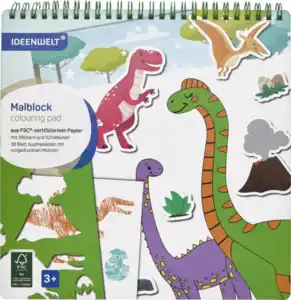 IDEENWELT Malblock Dino