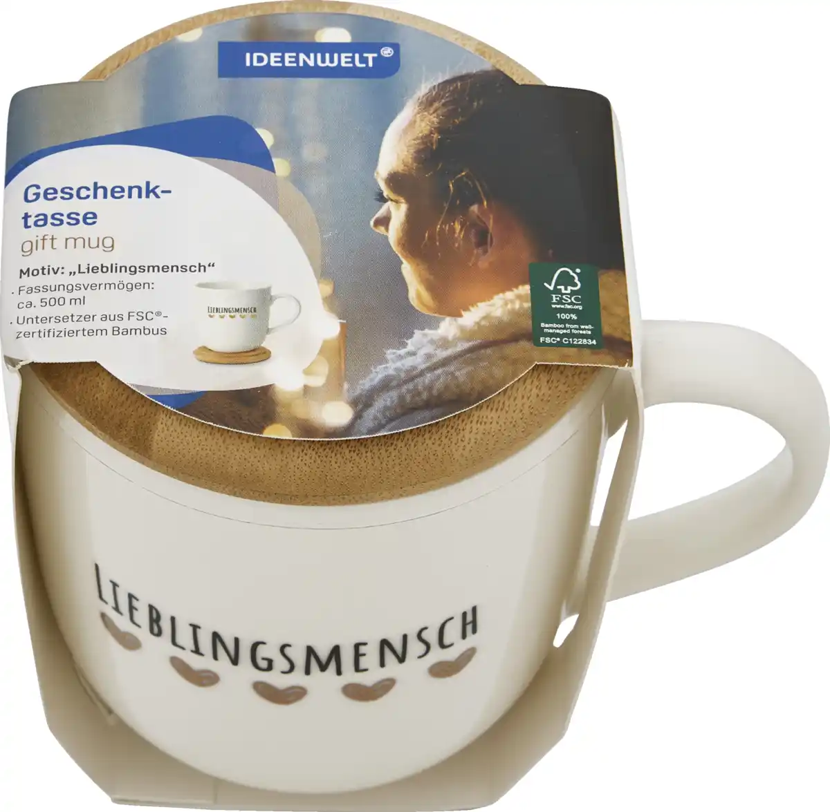 Bild 2 von IDEENWELT Geschenktasse Lieblingsmensch 500 ml