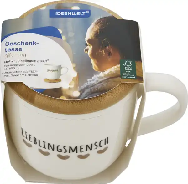 Bild 2 von IDEENWELT Geschenktasse Lieblingsmensch 500 ml