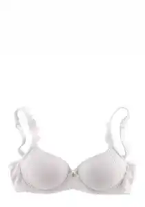 LASCANA Schalen-BH Wanda mit Bügel und mit seitlicher Stickerei Spitze, Dessous