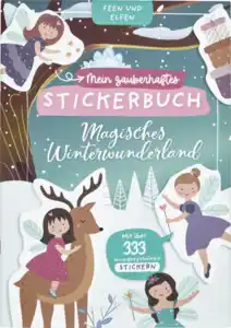 IDEENWELT Stickerbuch Magisches Winterwunderland
