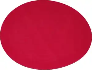 IDEENWELT Filz-Set rund, rot