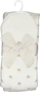 IDEENWELT Doppelpack Kuschelsocken Herz taupe Gr. 39/42