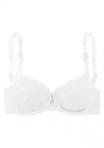 LASCANA Bügel-BH mit transparenter Stickerei-Spitze, Dessous