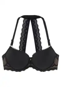 LASCANA Neckholder-BH mit dekorativem Spitzenrücken und Komfort-Nackenträger, sexy Dessous