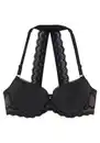 Bild 1 von LASCANA Neckholder-BH mit dekorativem Spitzenrücken und Komfort-Nackenträger, sexy Dessous