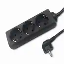 Bild 1 von Steckerleiste 1,4 m schwarz 3-fach