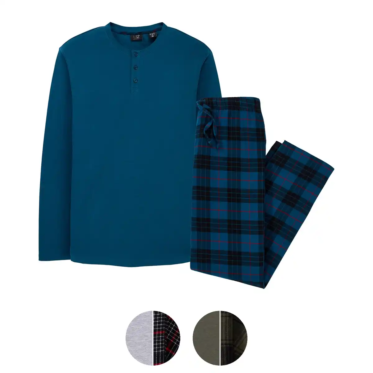 Bild 1 von UP2FASHION MEN Herren Flanell Pyjama 