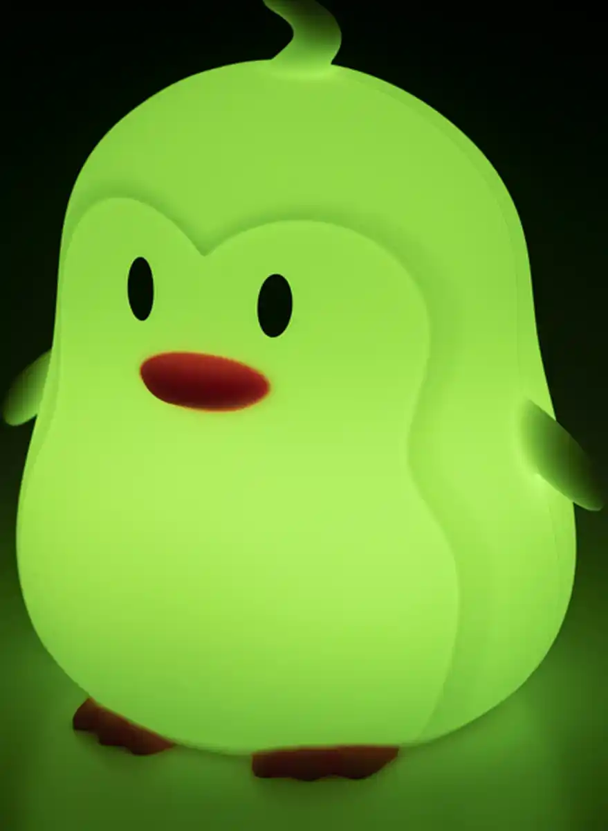 Bild 1 von IDEENWELT Akku-Silikon-Nachtlicht Pinguin