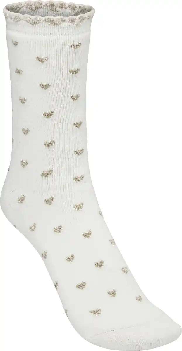 Bild 2 von IDEENWELT Doppelpack Kuschelsocken Herz taupe Gr. 39/42