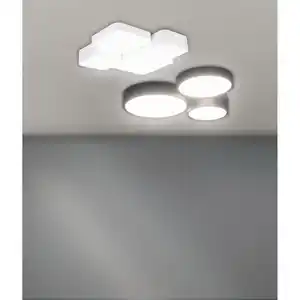 LED-Deckenleuchte 'Ina' weiß 52,5 x 55 x 8 cm