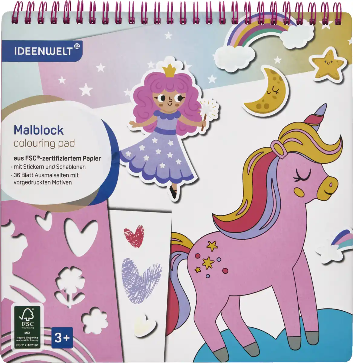 Bild 1 von IDEENWELT Malblock Einhorn