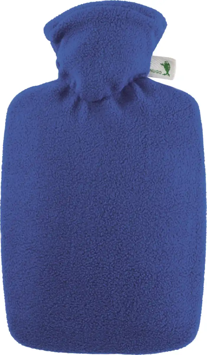 Bild 1 von Hugo Frosch Wärmflasche Klassik Fleece blau 1,8l