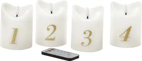 Bild 1 von IDEENWELT LED-Kerzen 4er-Set