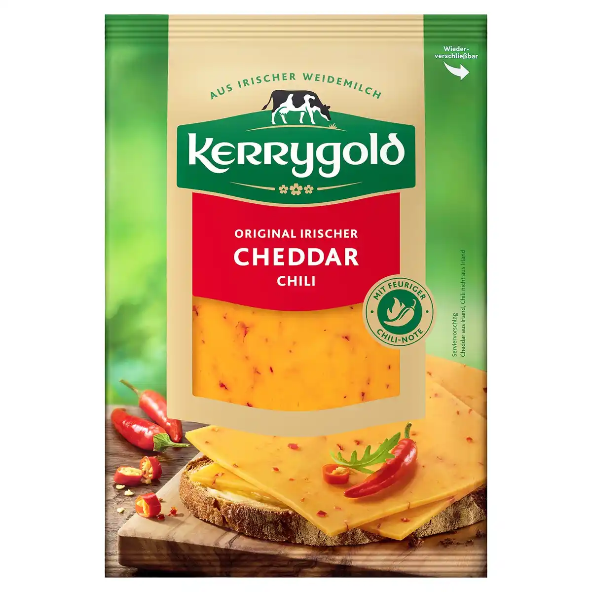 Bild 1 von KERRYGOLD Scheibenkäse Mix, Cheddar Chili