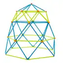 Bild 1 von Lifetime Klettergerüst 'Geodome' Stahl blau/grün Ø 238 x 223 cm