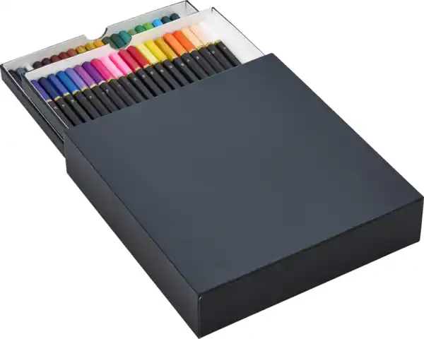 Bild 2 von IDEENWELT Kreativset Aquarellbuntstifte 40 Farben