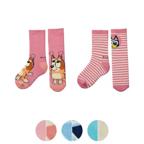 Bild 1 von Bluey Kinder-Socken 2er-Pack