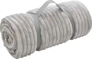 IDEENWELT Luxus-Decke 150 x 200 cm taupe