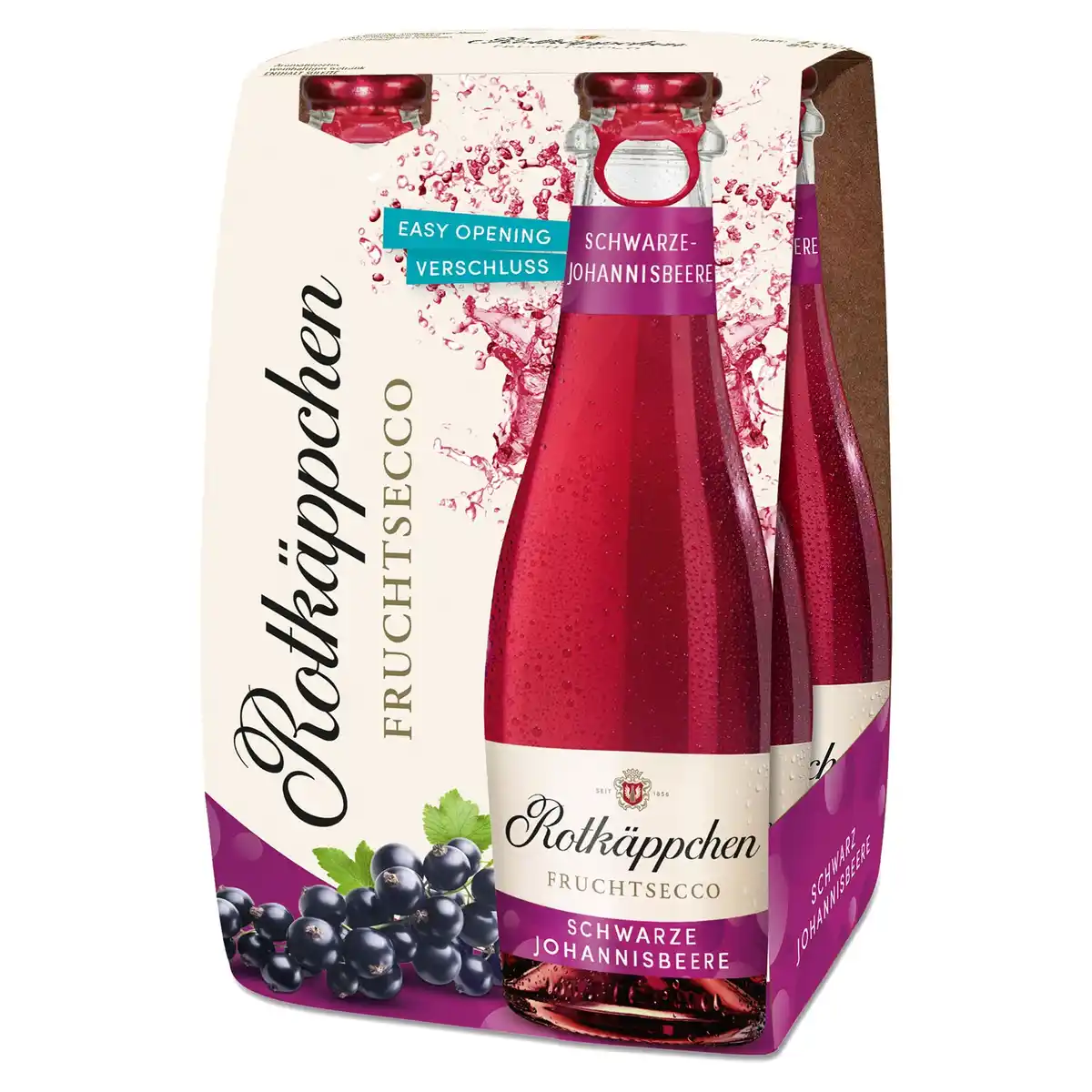 Bild 1 von ROTKÄPPCHEN Fruchtsecco Schwarze Johannisbeere 4 x 200 ml