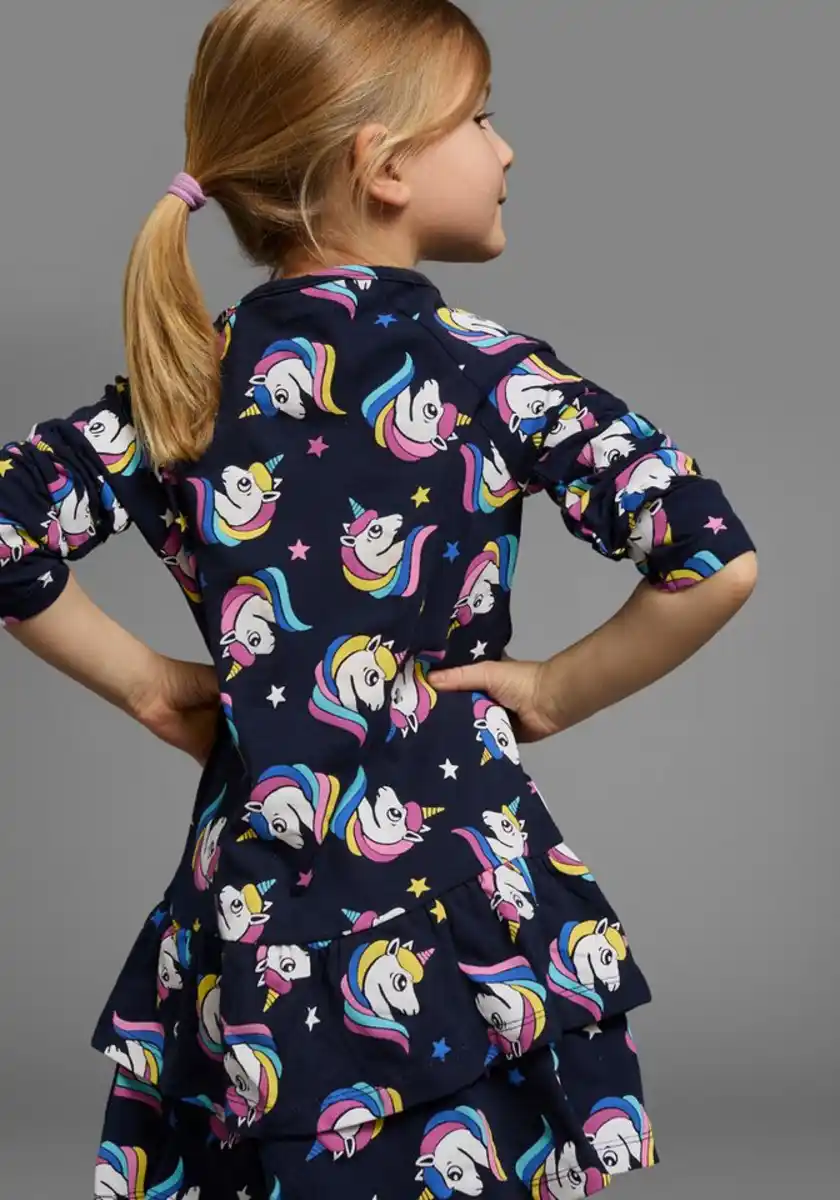 Bild 1 von KIDSWORLD Jerseykleid mit Raglanärmeln