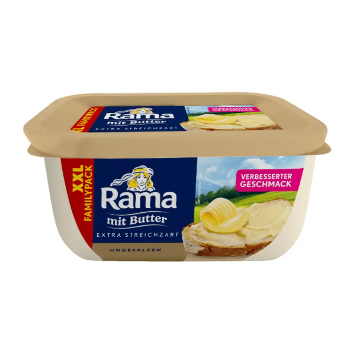 Bild 1 von Rama mit Butter XXL 400g