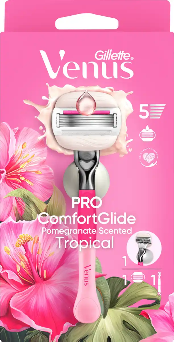 Bild 1 von Gillette Venus Rasierer, Comfortglide Tropical, 1 St