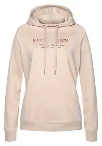 LASCANA Hoodie mit Kängurutasche, Loungeanzug, Beige
