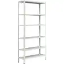 Bild 2 von DEAL! Steckregal, HxBxT: 200 x 100 x 30 cm, Stahl, weiß