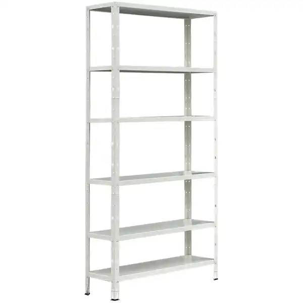 Bild 2 von DEAL! Steckregal, HxBxT: 200 x 100 x 30 cm, Stahl, weiß