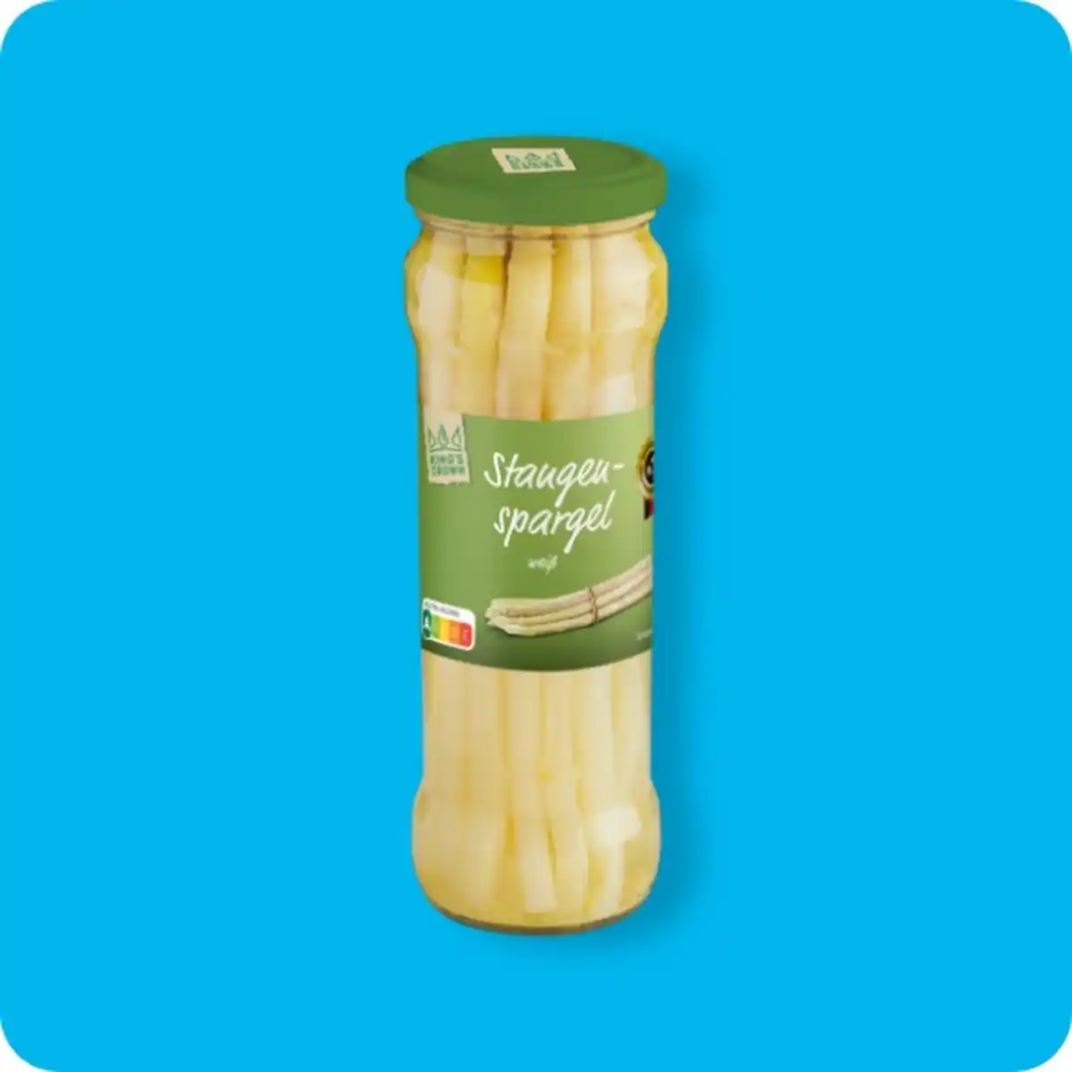 Bild 1 von KING’S CROWN Stangenspargel, weiß