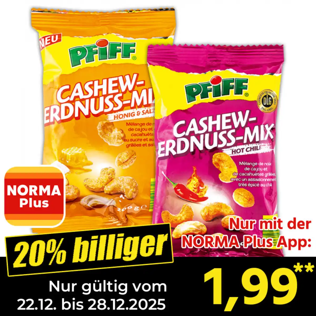 Bild 1 von Pfiff Cashew-Erdnuss-Mix