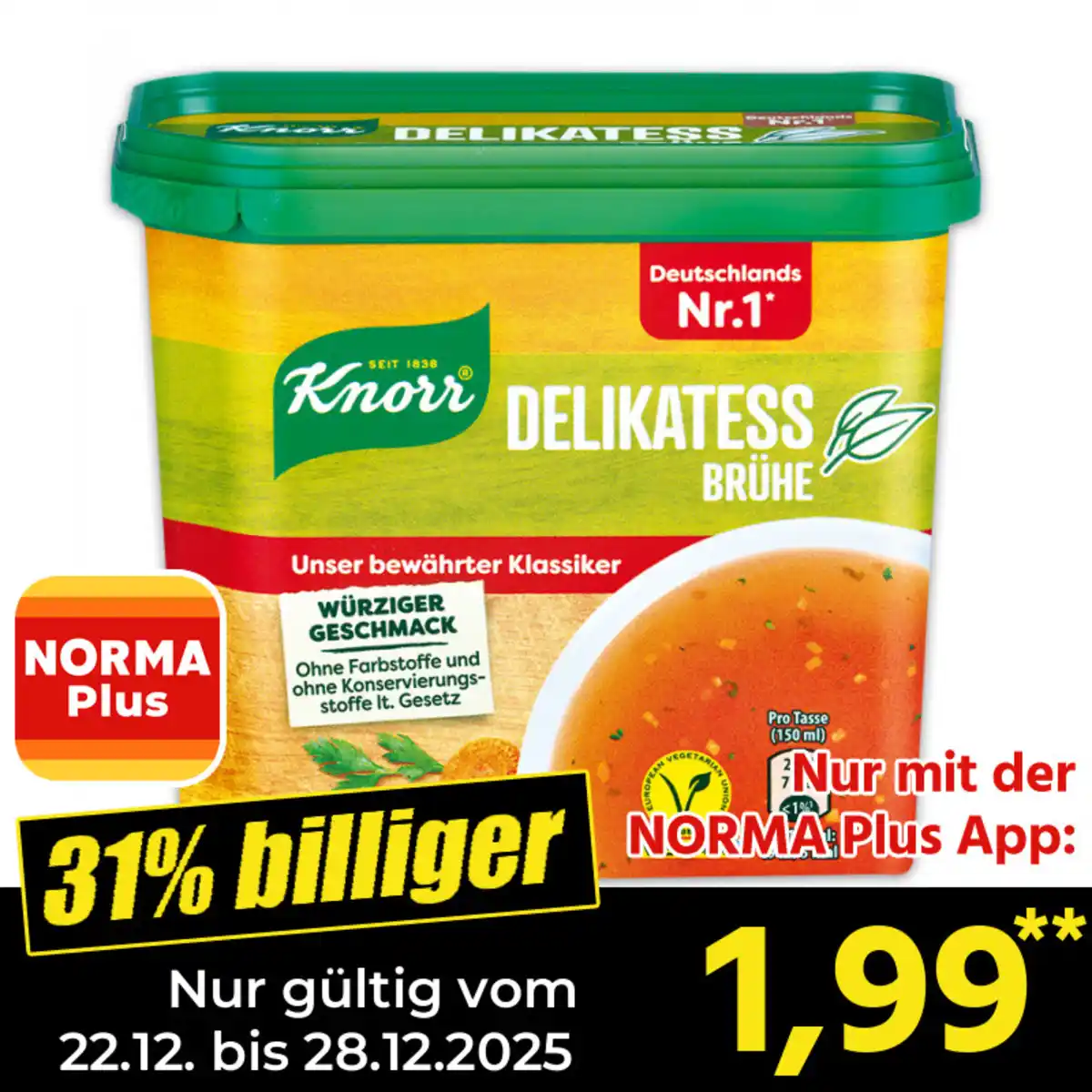 Bild 1 von Knorr Delikatess Brühe