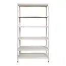 Bild 1 von GO/ON! Steckregal, HxBxT: 200 x 100 x 30 cm, Stahl/Kunststoff, weiß