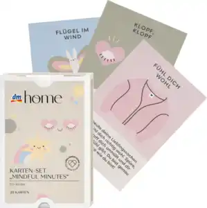 dm home Karten-Set aus Papier "MINDFUL MINUTES", Kinder (13x8,5 cm), 1 St